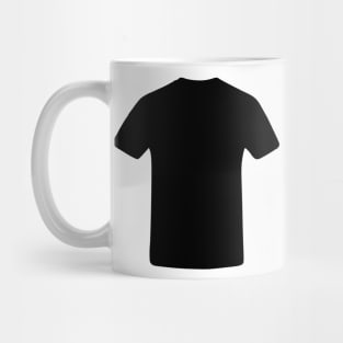 This is a Black T-Shirt Mug